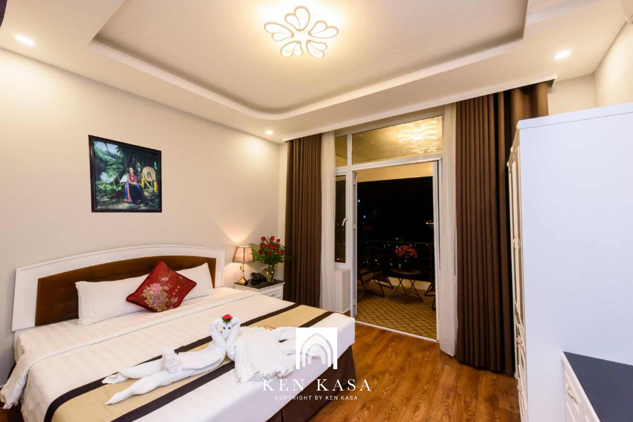 Thiết kế phòng ngủ tại Hà Nội Morning Hotel 